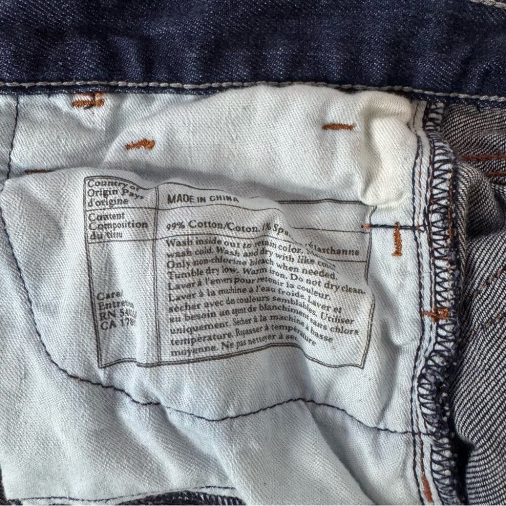 Banana Republic pants skinny Jeans Classic Style denim dark wash - Picture 8 of 8